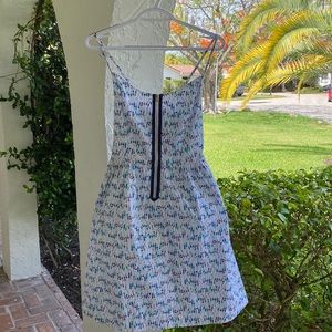 EUC Lilly Pulitzer Alexi Dress in Resort White Oh Buoy!